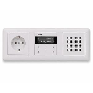Produktbild für Radio Gira IP 232003 Internetradio Set