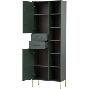 Produktbild für Badschrank Schildmeyer Kent 701260, mit 4 Füßen, waldgrün