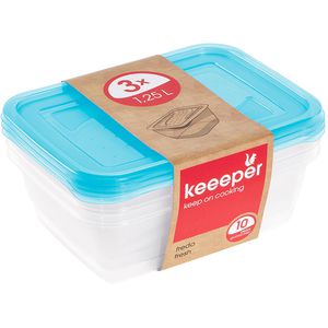 Frischhaltedose Keeeper fredo fresh blau, aus Kunststoff