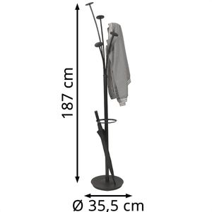 Produktbild für Garderobenständer Alba Festival, PMFEST N, schwarz