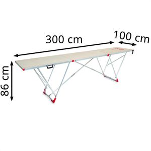 Produktbild für Tapeziertisch Euroline eurotap, 8100100