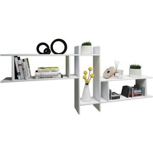 Produktbild für Wandregal VCM Sirola Maxi, 912526, weiß