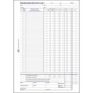 Produktbild für Reisekostenabrechnungen Zweckform 741