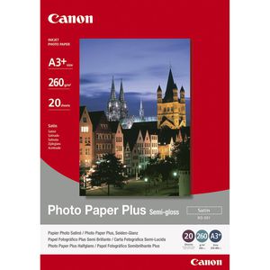Fotopapier Canon SG-201 PhotoPlus, für Inkjet, A3+