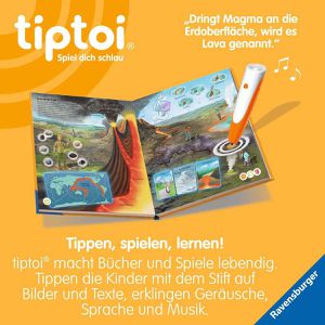 Produktbild für Spielbuch tiptoi 49296, Die Erde - Ozeane, Wetter und Vulkane