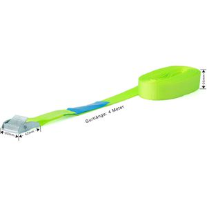 Produktbild für Spanngurt Sandax 316, gelb, mit Klemmschloss