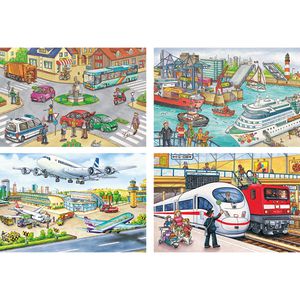 Produktbild für Puzzle Schmidt-Spiele Verkehrsmittel Puzzle-Box