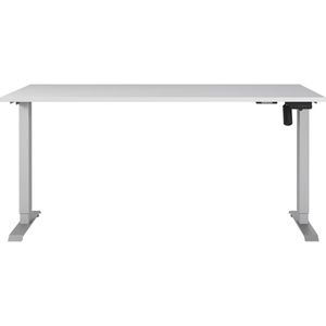 Produktbild für Schreibtisch Germania Profi 3.0, 8024-583, lichtgrau / silber