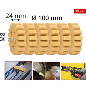 Produktbild für Folienradierer KS-Tools 515.1366, 6 Stück
