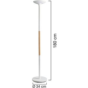 Produktbild für Stehlampe Unilux Pryska, LED, weiß, 180 cm