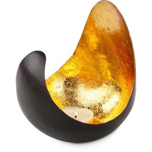 Teelichthalter ROMINOX RX2207 Kalina, braun / gold