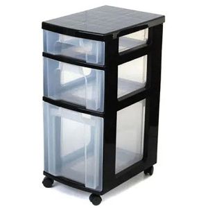 Produktbild für Schubladenwagen Really-Useful-Box mit 3 Schubladen