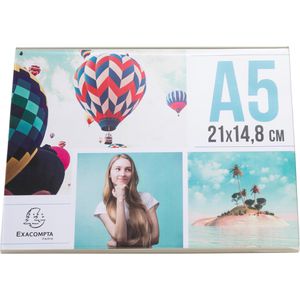 Produktbild für Tischaufsteller Exacompta Kristall 85059D, A5 quer