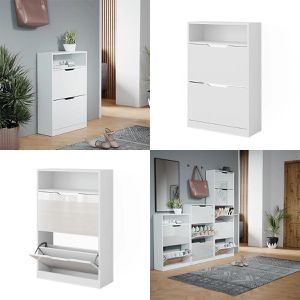 Produktbild für Schuhschrank Vicco Luca, weiß