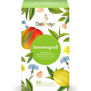 Tee Dallmayr Pyramiden Sonnengruß