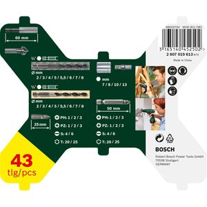 Produktbild für Bohrer-Bit-Set Bosch X-Line Set, 2607019613