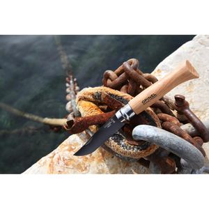 Produktbild für Klappmesser Opinel No.7 Inox, Zweihandmesser