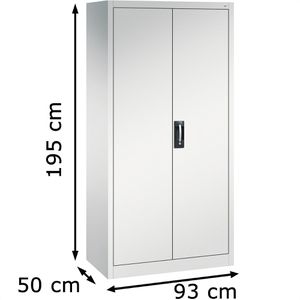 Produktbild für Mehrzweckschrank CP-Möbel Acurado, abschließbar, lichtgrau