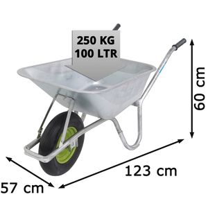 Produktbild für Schubkarre Trutzholm 41821901, Tragkraft 250 kg