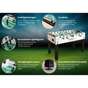 Produktbild für Tischkicker Garlando MasterCup Black &amp; White