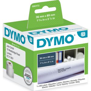 Produktbild für Dymo-Etiketten Dymo 1983172, 99012, S0722400, weiß