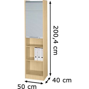Produktbild für Rollladenschrank Hammerbacher N-Serie, aus Holz
