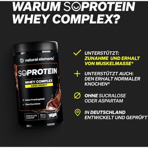 Produktbild für Proteinpulver natural-elements SOPROTEIN Whey Complex, 1 kg