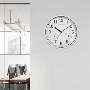 Produktbild für Wanduhr Miraval Kunststoff, analog, Quarzuhr