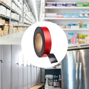 Produktbild für Magnetband Böttcher-AG rot