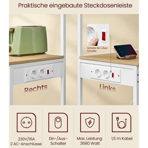 Produktbild für Küchenregal Vasagle KKS014Y02, goldeiche
