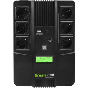Produktbild für USV Green-Cell UPS AiO 600VA LCD, UPS06