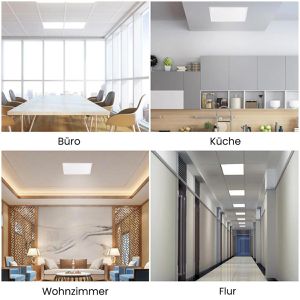 Produktbild für LED-Panel Enovalite ELED600120, weiß, 62 x 62 cm