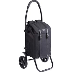 Produktbild für Einkaufstrolley Meister Black Edition, schwarz, klappbar