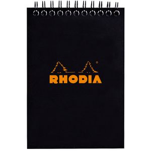 Produktbild für Notizblock Rhodia 135009C, schwarz, A6