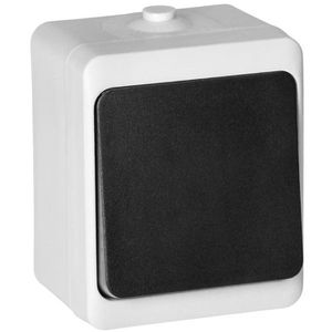 Lichtschalter Orno Aquatic Mini, schwarz, weiß