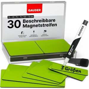 Produktbild für Magnetschilder Gauder ME-30pcs-Combo-gn, grün