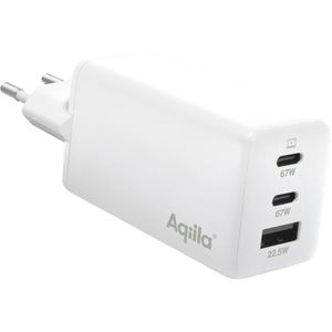 USB-Ladegerät Aqiila Chargebird W3, GaN, 65 Watt