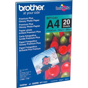 Fotopapier Brother BP71 GA, für Inkjet, A4