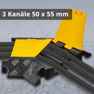 Produktbild für Kabelbrücke Evertec Eckteil, 3 Kanal
