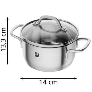 Produktbild für Kochtopf Zwilling Pico Bratentopf, 1 Liter