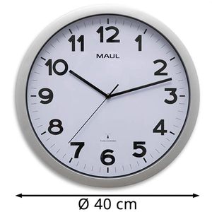 Produktbild für Wanduhr Maul Maulstep, Kunststoff, analog, Funkuhr