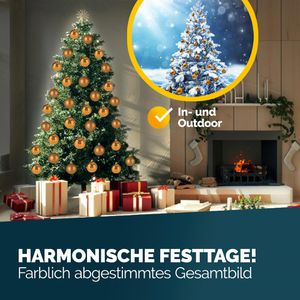 Produktbild für Weihnachtskugeln Deuba 102109, kupfer