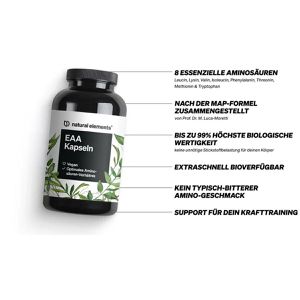 Produktbild für Aminosäuren natural-elements EAA, 300 Kapseln