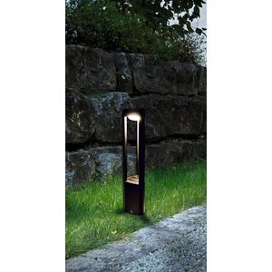 Produktbild für Wegeleuchte Heitronic Maryland, grau, mit 230 V Netzstrom