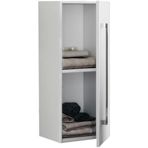 Produktbild für Bad-Hängeschrank VCM Badinos 914885, matt weiß
