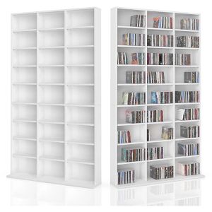 Produktbild für CD-Regal Vicco Jukebox, weiß
