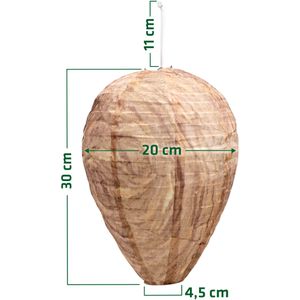 Produktbild für Wespennest-Attrappe Gardigo aus Kunststoff, wetterfest