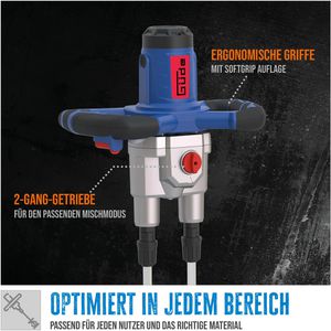 Produktbild für Rührwerk Güde GRW 1811.1 TWIN, 58044
