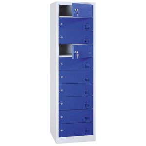 Schließfachschrank Lüllmann 526441, blau