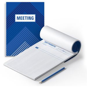 Produktbild für Gesprächsnotiz itenga Meeting, kariert, A4